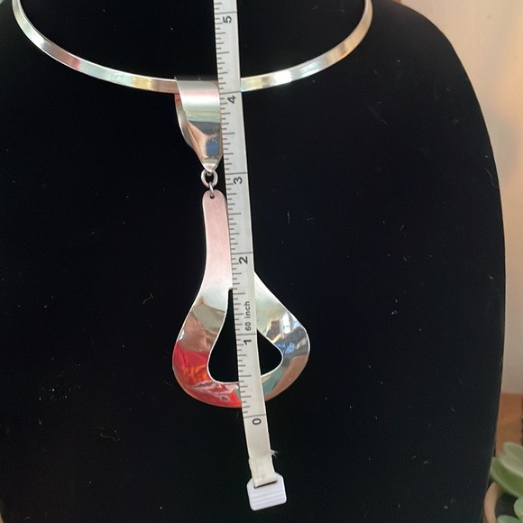 Large 925 Silver pendant slide necklace - Picture 6 of 6